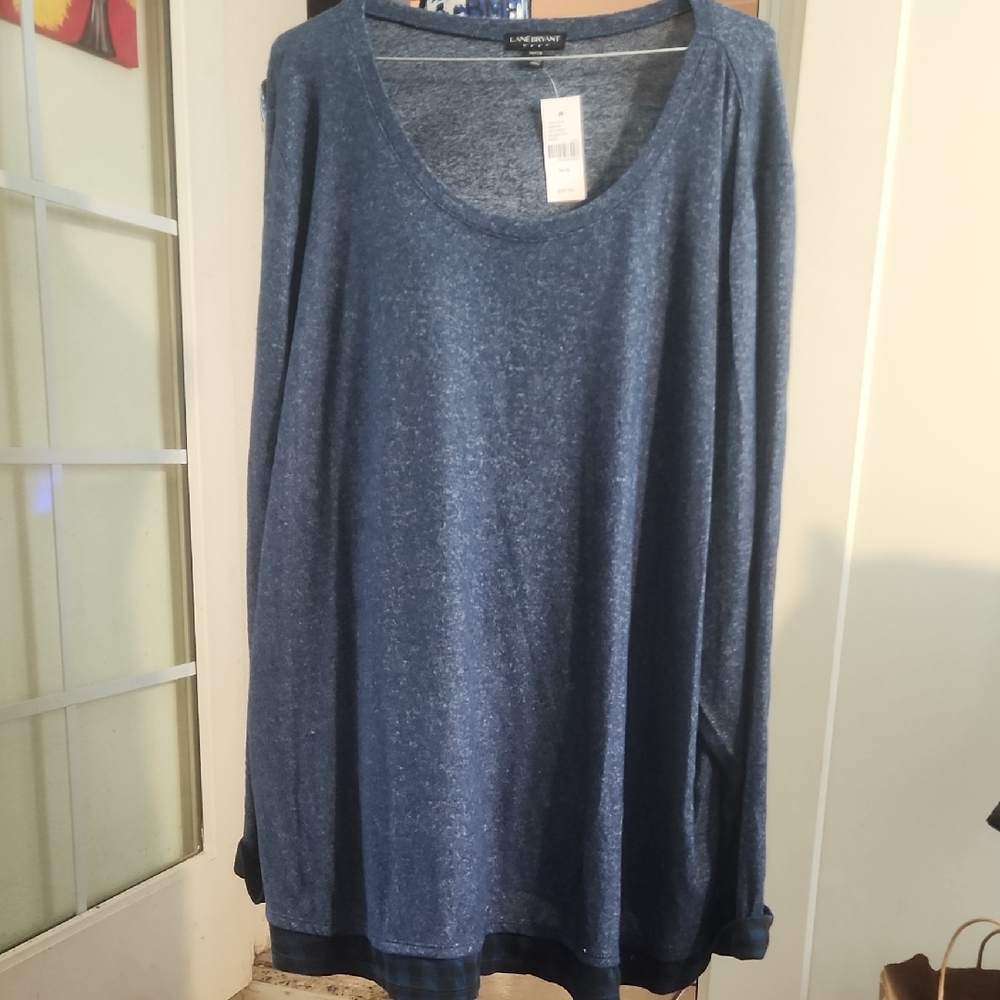 Lane Bryant Navy Long Sleeve Top🤩🤩